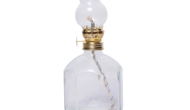 Λάμπα παραφινελαίου μεγάλη (500ml) οκτάγωνη 1 τεμ.