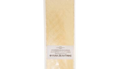 Φύλλα ζελατίνης 10 τεμ. x  5 γρ. (120 bloom)