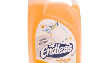 Καθαριστικό υγρό πιάτων Endless με φυσικό ξύδι 4 λίτρα