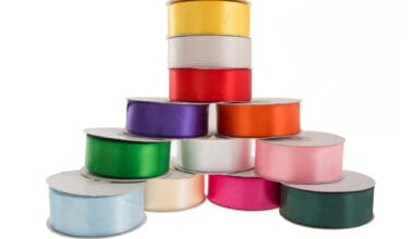 Κορδέλα διακοσμητική σατινέ χρωματιστή 38mm 50μ.