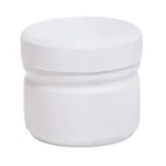 Βαζάκι πλαστικό στρογγυλό λευκό 60ml