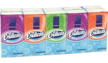 Χαρτομάντηλα τσέπης Endless πακέτο 10 τεμ.