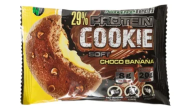 Πρωτεϊνικό Μπισκότο Choco Banana NatureTech με 29% Πρωτεΐνη, Χωρίς Ζάχαρη & Χωρίς Γλουτένη 70 γρ.