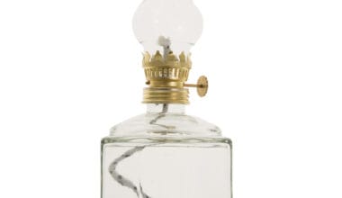 Λάμπα παραφινελαίου μεγάλη (400ml) οκτάγωνη 1 τεμ.