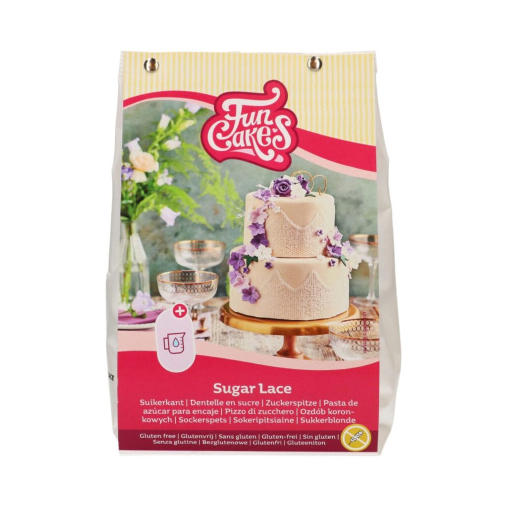 Δαντέλα λευκή σε σκόνη Fun Cakes 400 γρ. χωρίς γλουτένη (010.80.001) - Image 1