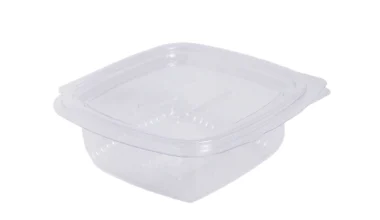 Μπολ PET τετράγωνο 250ml 100 τεμ.