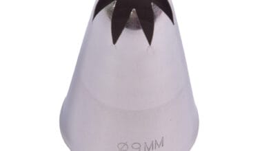 Κορνέ μύτη μεταλλική αστέρι 9mm Siliko Mart BC327 (020.44.009)