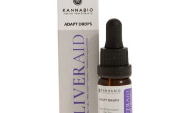 Έλαιο CBD 10% & CBC 2,5% Kannabio Adapt Drops Liver Aid ΒΙΟ 10ml