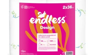 Χαρτί κουζίνας Endless Design 2 ρολά x 36 μ. - 350 γρ.