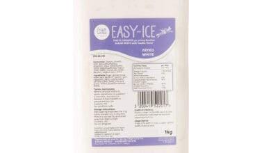 Ζαχαρόπαστα Αλιπράντης Easy Ice με γεύση βανίλια 1 κιλό