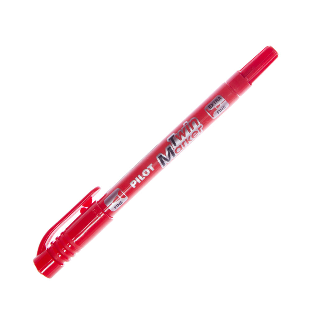Μαρκαδόρος μόνιμης γραφής διπλός PILOT Twin Marker 0,4-0,5mm 1 τεμ. - Image 8