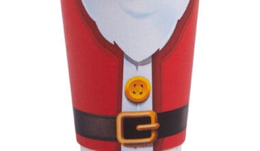 Ποτήρια χάρτινα Χριστουγεννιάτικα 12oz (360ml) 25 τεμ.