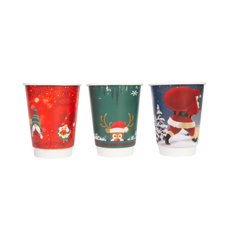 Ποτήρια χάρτινα Χριστουγεννιάτικα 12oz (360ml) 25 τεμ.