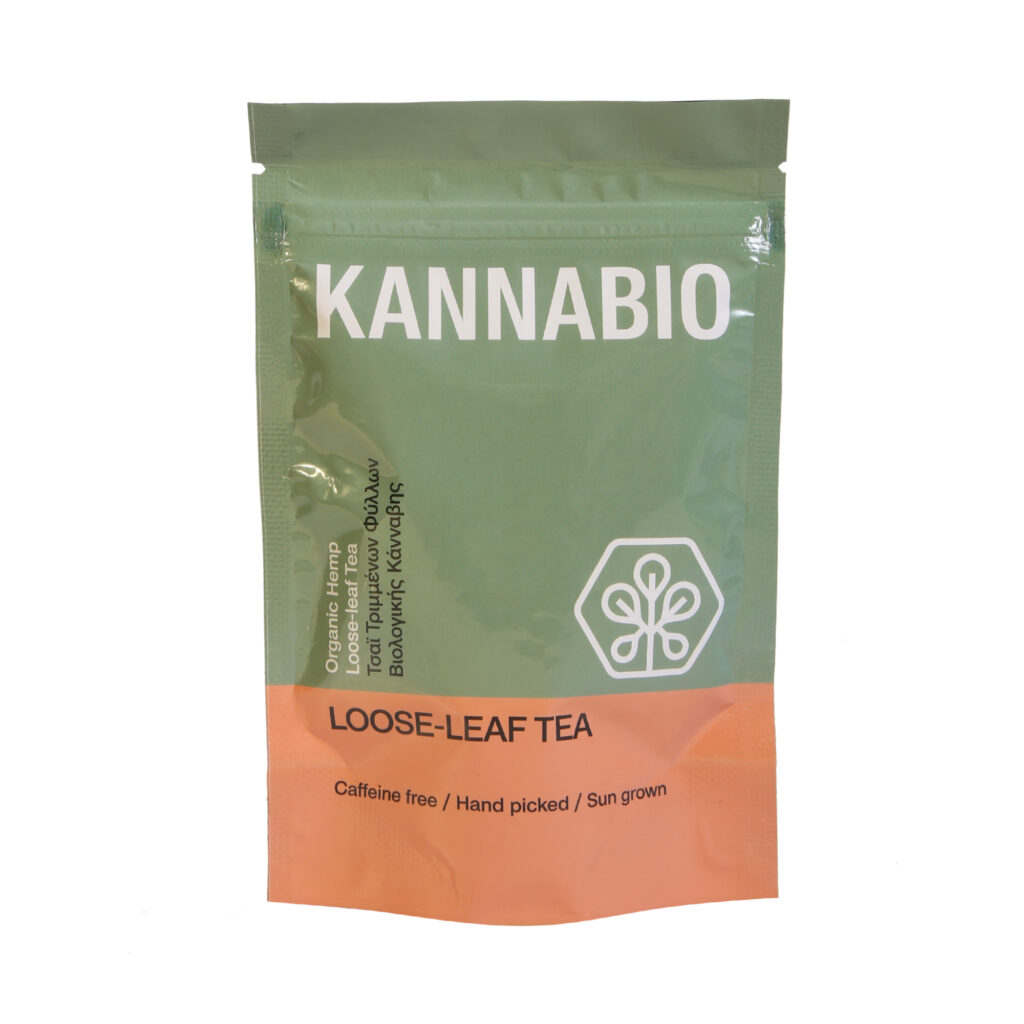 Τσάι τριμμένων φύλλων κάνναβης Kannabio ΒΙΟ 30 γρ. - Image 1