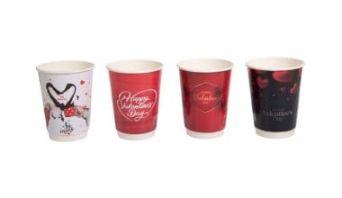 Ποτήρια χάρτινα Άγιος Βαλεντίνος 12oz (360ml) 25 τεμ.