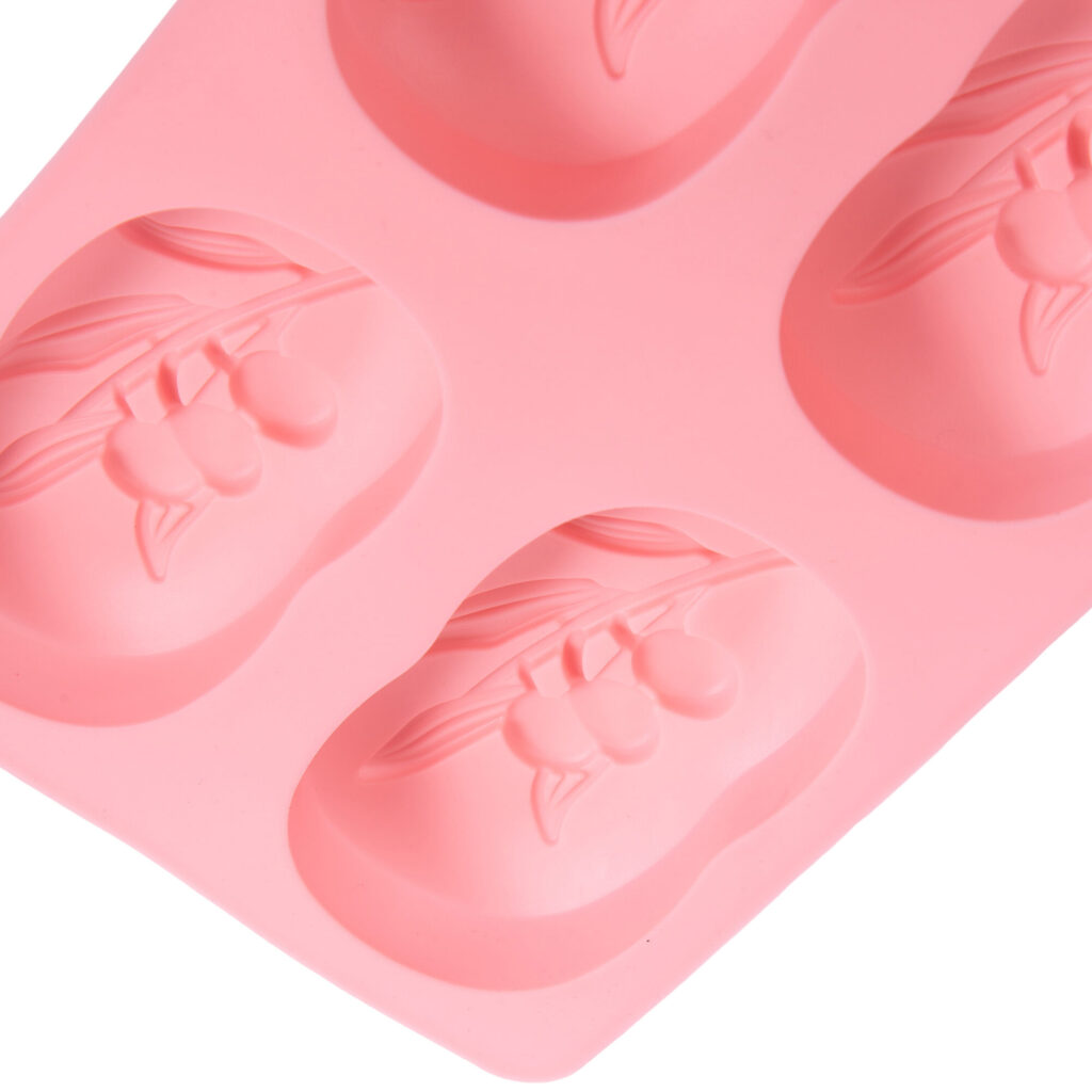 Φόρμα σιλικόνης 3D κλαδί ελιάς 4 θέσεων - Image 4