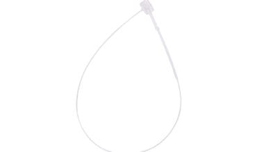 Μίσχοι ρούχων (loop pins) πολυπροπυλενίου (PP) 5" (12,7 εκ.) κουτί 5.000 τεμ.