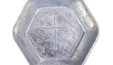 Πιατάκι μεταλλικό εξάγωνο για λιβανιστήρι 1 τεμ.