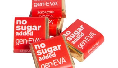 Σοκολατάκια Geneva No Sugar Added γάλακτος 5 τεμ. 75 γρ.