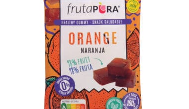 Ζελεδάκια πορτοκάλι frutapura χωρίς ζάχαρη/γλουτένη 32 γρ.