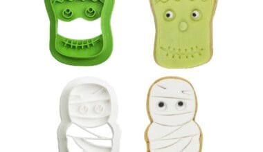 Κουπάτ πλαστικό Decora Halloween Μούμια και Frankenstein σετ 2 τεμ. (018.26.057)