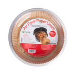 Αντικολλητικές φόρμες για φριτέζα αέρος (air fryer pad paper) στρογγυλές από λαδόχαρτο HomeStyle 20x4,5 εκ. 50 τεμ. (7769) - Image 2