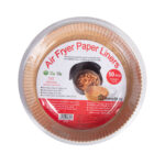 Αντικολλητικές φόρμες για φριτέζα αέρος (air fryer pad paper) στρογγυλές από λαδόχαρτο HomeStyle 23x4,5 εκ. 50 τεμ. (7771) - Image 2