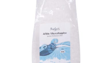 Αλάτι Μεσολογγίου Βιο Αγρός χονδρό 1 κιλό