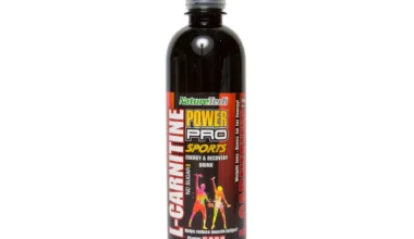 Ενεργειακό Ποτό NatureTech L-καρνιτίνη Power Pro με άρωμα ροζ γκρέιπφρουτ χωρίς ζάχαρη 500ml