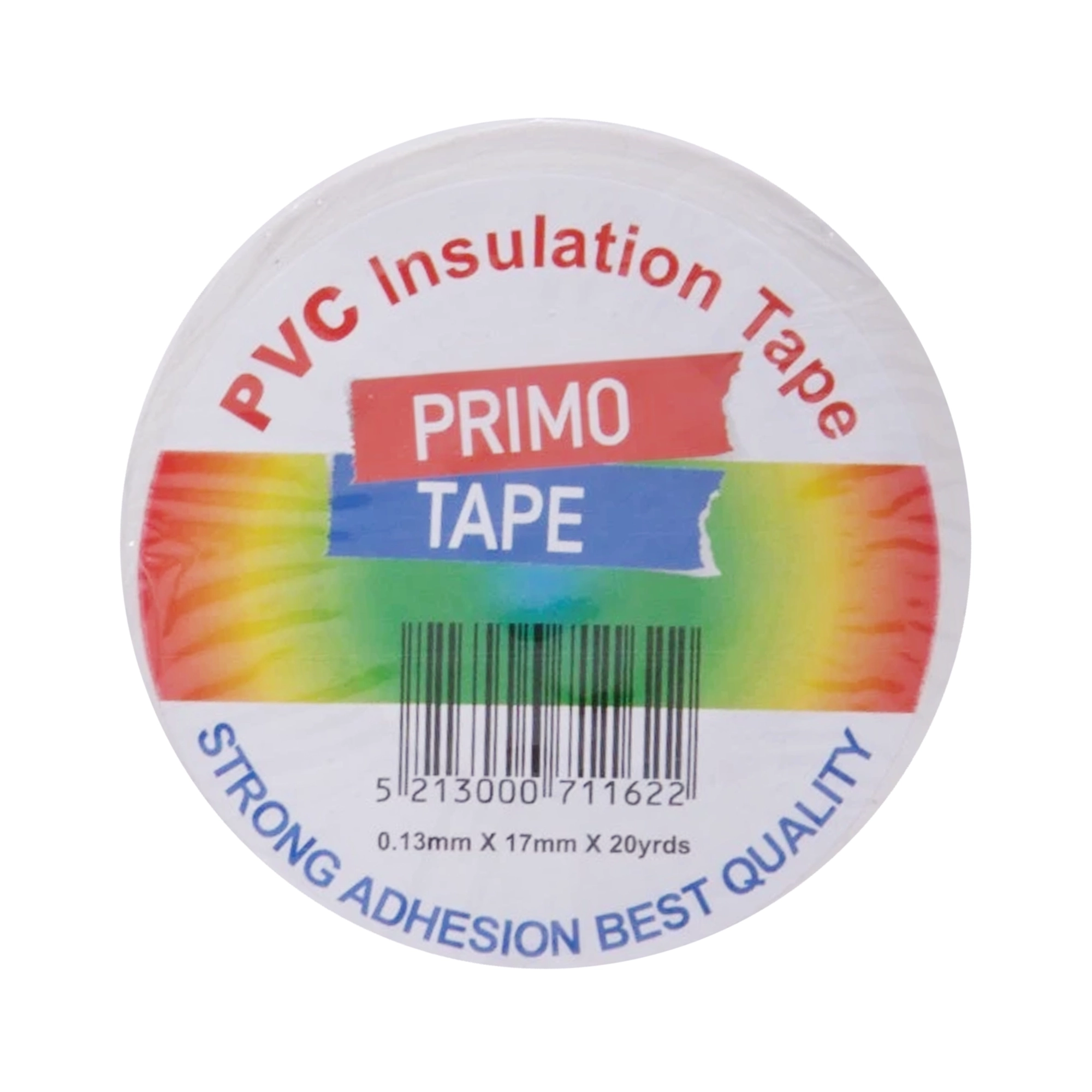 monotikh-tainia-primo-tape-17mmx18m-leykh-new-1 Μονωτική ταινία Primo Tape 17mm x 18 μ. Λευκή - Image 1