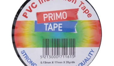 Μονωτική ταινία Primo Tape 17mm x 18 μ. Μαύρη