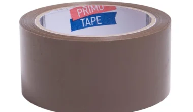 Ταινία συσκευασίας ακρυλική καφέ Primo Tape χαμηλού θορύβου 4,8 εκ. x 60 μ.