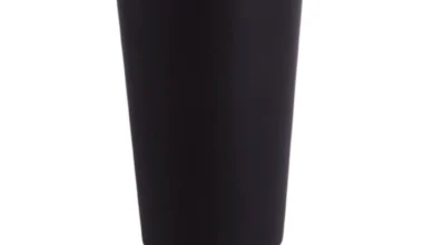 Ποτήρια χάρτινα μαύρα 12oz-16oz με διπλό τοίχωμα 25 τεμ.